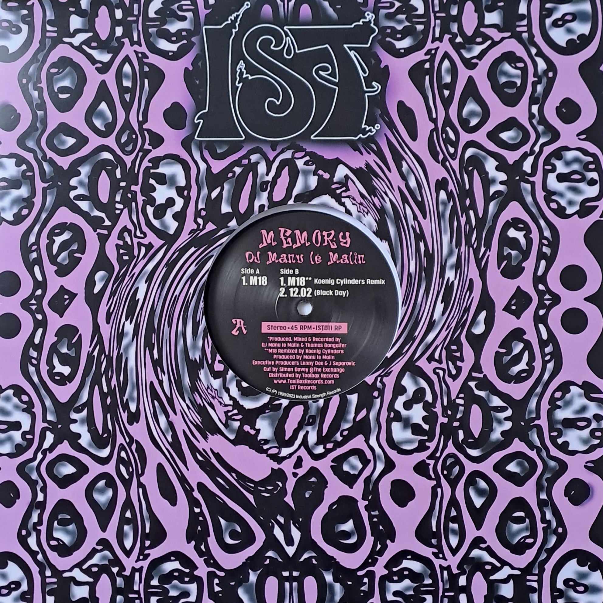 IST 11 RP2023 Noir - vinyle hardcore